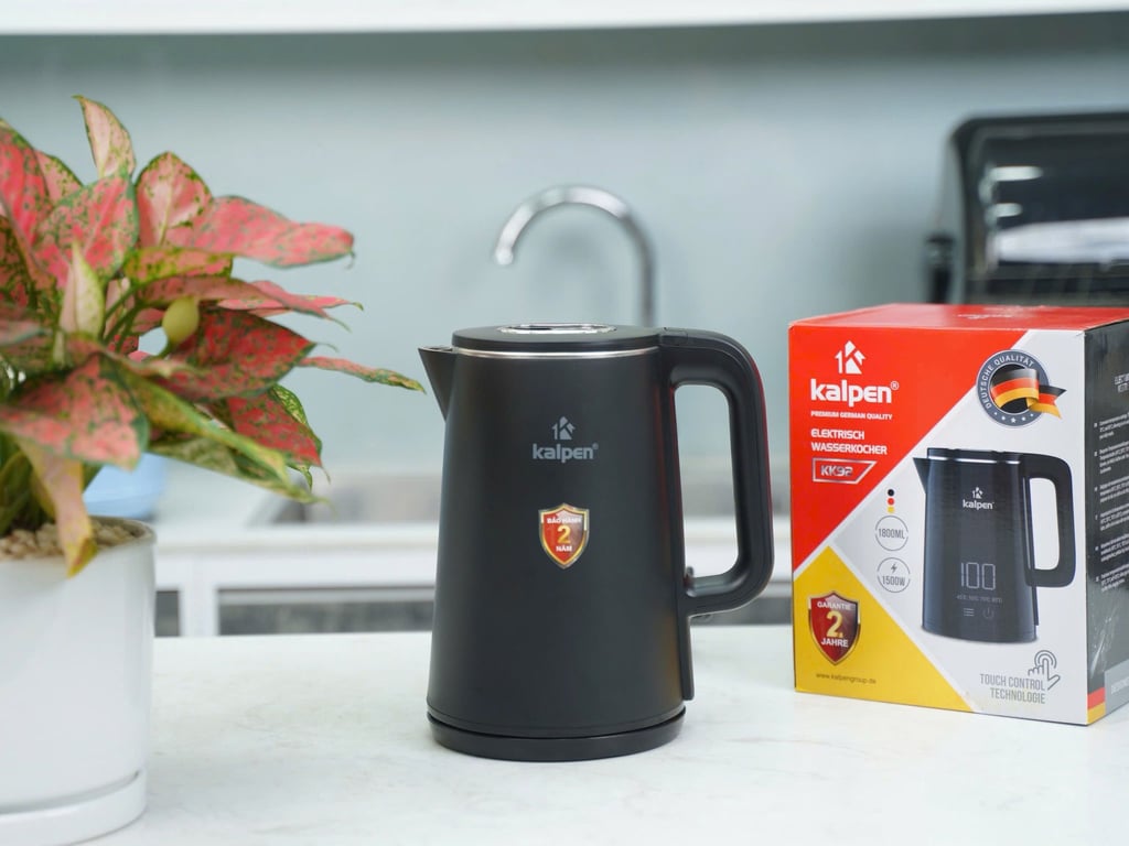 ẤM ĐUN NƯỚC SIÊU TỐC KALPEN KK92 DUNG TÍCH 1,8L