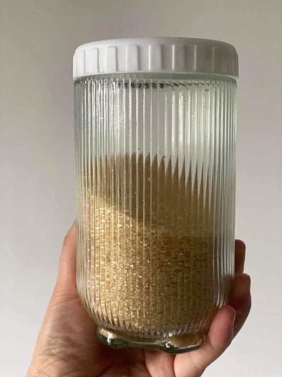 hũ thuỷ tinh hàng quà tặng KM của Unilever 900ml