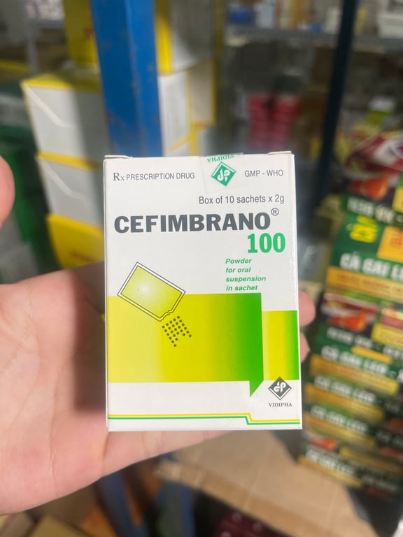 Cefixim 100 vidi h/10 gói