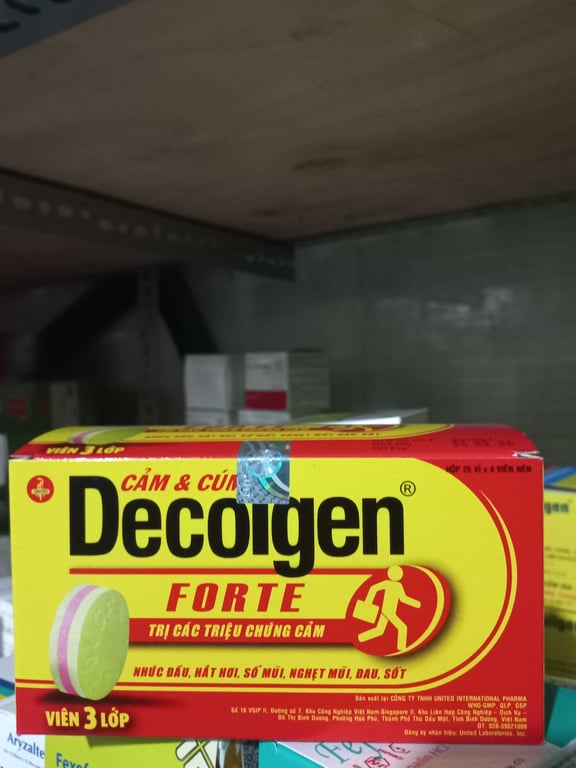 Decolgen forte United h/100v vàng xé