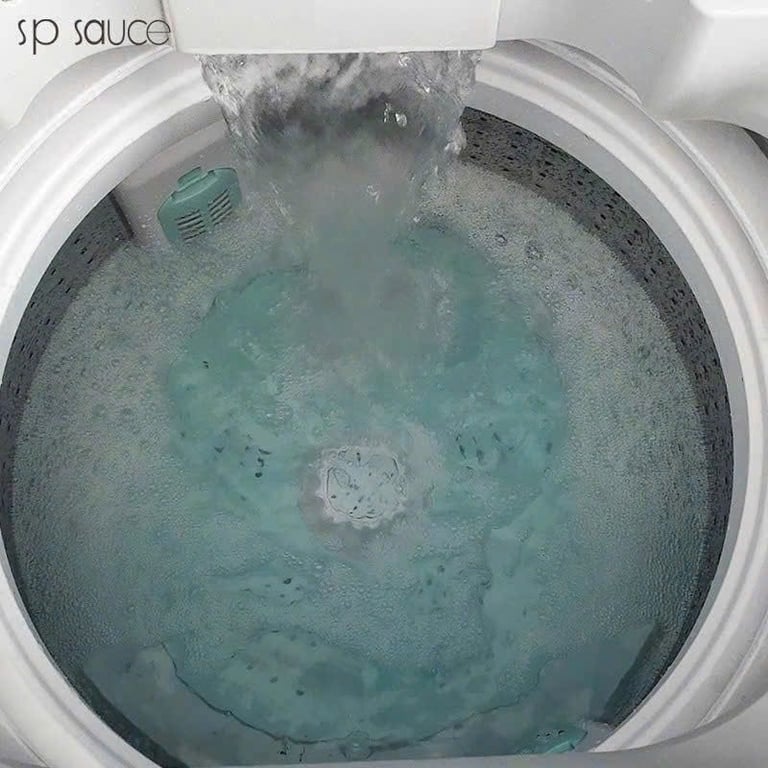 Dùng Viên tẩy lồng giặt SP Sauce