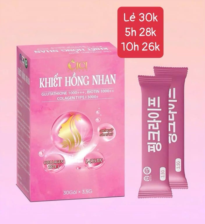 Khiết hồng nhan h/30 gói