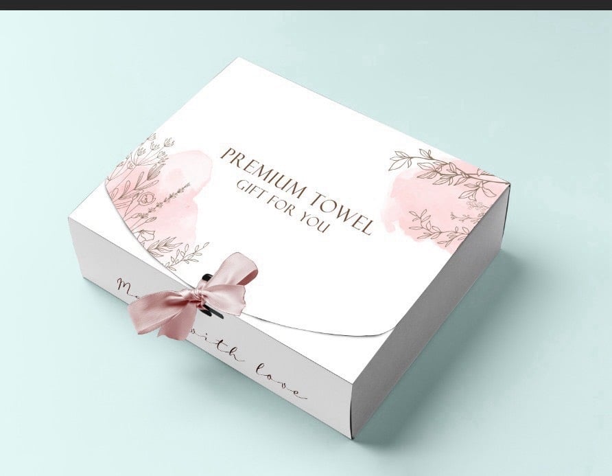 Bộ 3 khăn cao cấp Premium Towel kèm túi đựng có quai xách