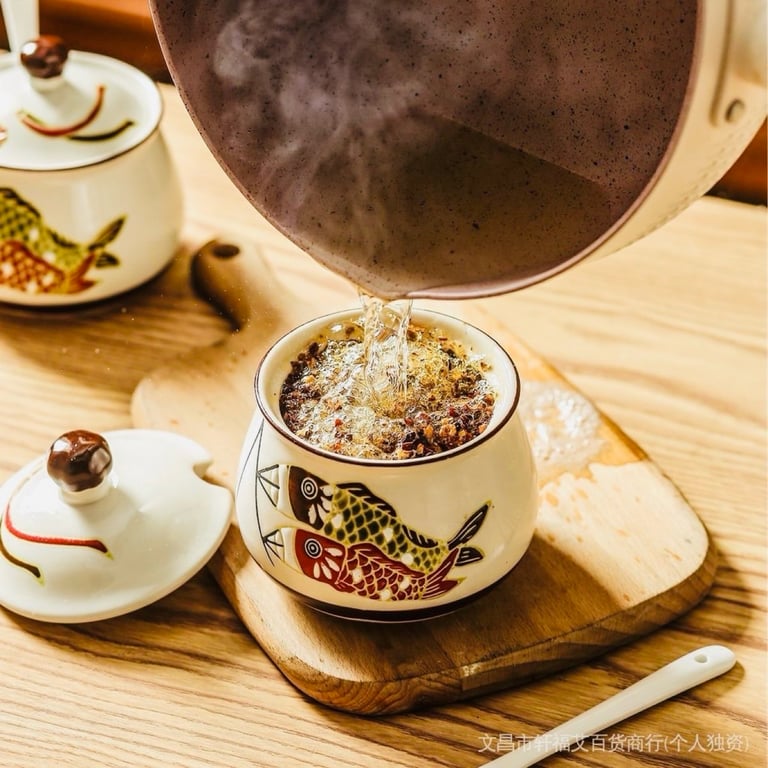 Liễn đựng mỡ 1.2 lít