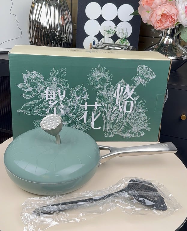 CHẢO NHÔM LÁ SEN VELOSAN 26CM - KC20