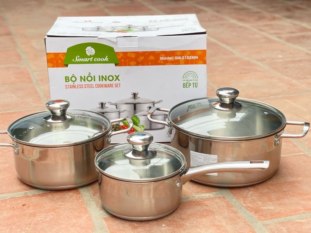 BỘ NỒI INOX SMARTCOOK SM2102MN
