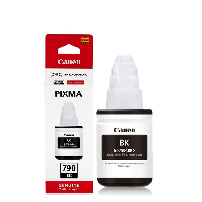 Mực In Phun Màu Chính Hãng Canon GI-790BK - Màu Đen