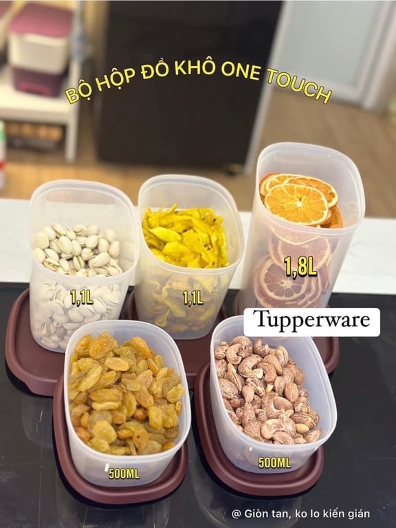 SET 5 hộp tupp ONE TOUCH FRESH