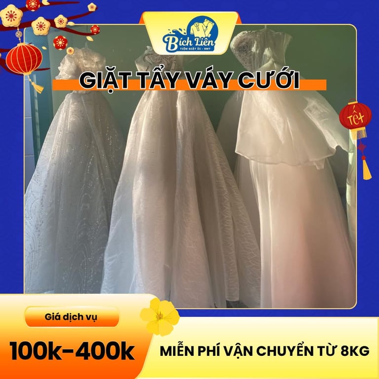 Giặt Tẩy Váy Cưới
