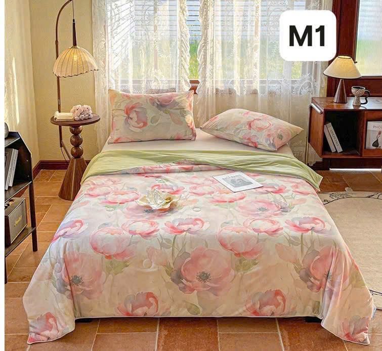 Chăn lạnh Nhật Bản mẫu hoa - GHA320 2mx2m3