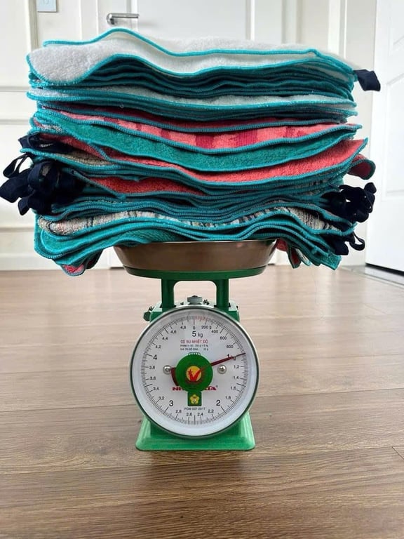 0.5kg KHĂN LAU MUJI SIÊU THẤM HÚT