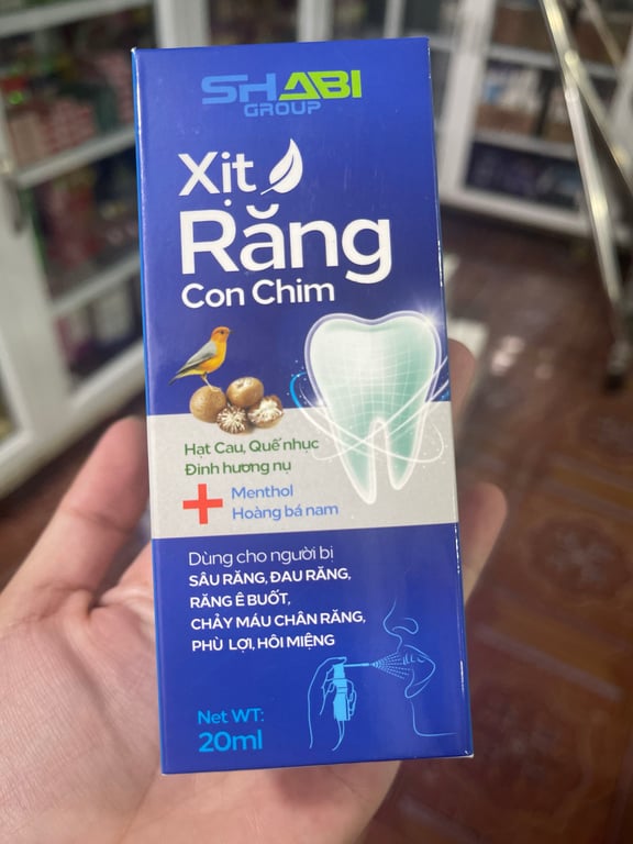 Xịt răng con chim 3ml
