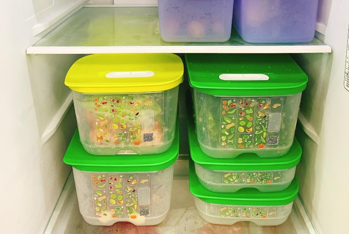 Hộp trữ mát có nút hô hấp ventsmart  1.8L thấp