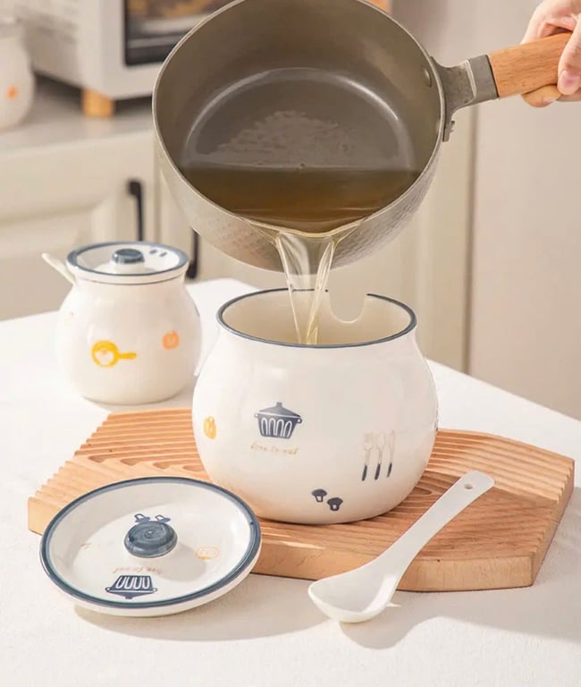 Liễn đựng mỡ 880ml và 1200ml