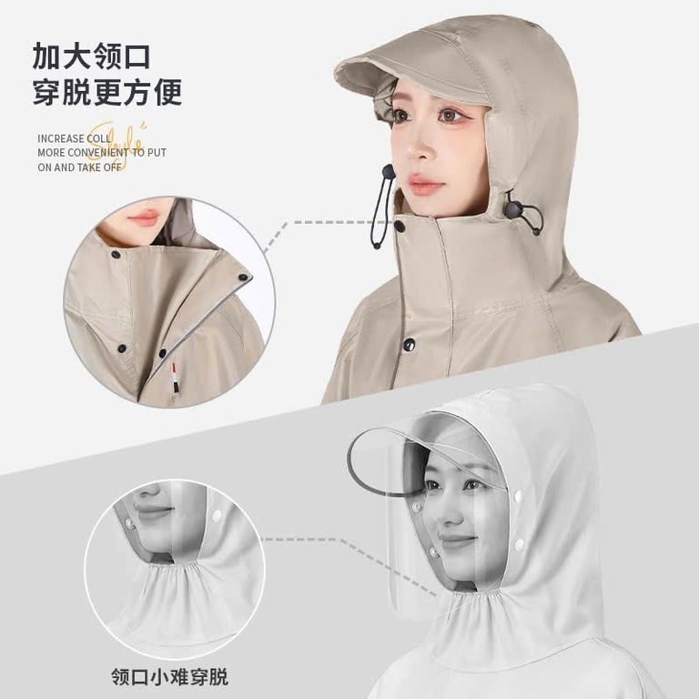 áo mưa vô cực: đi xe - đi bộ đường dài - du lịch ba lô