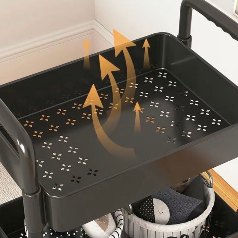 Kệ Để Đồ Đa Năng Có Bánh Xe loại 3 tầng và loại 4 tầng HK57