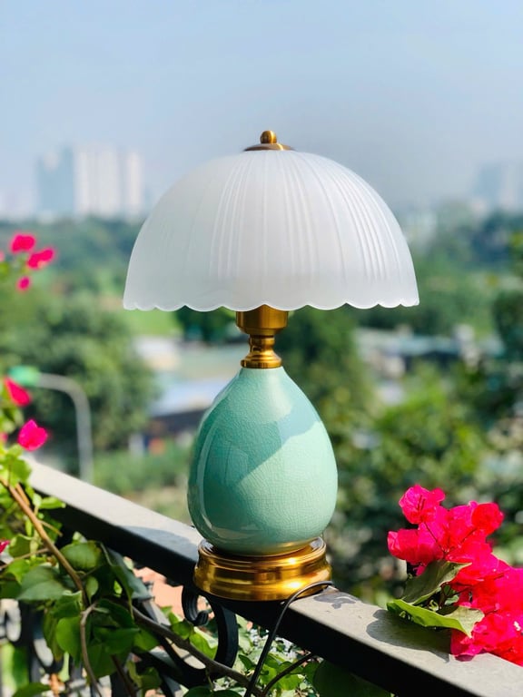 ĐÈN NGỦ ĐỂ BÀN GỐM SỨ SANG TRỌNG