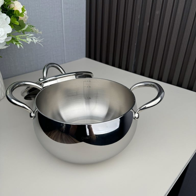 Nồi Vạc nắp kim loại Oyatton 20/24CM -  OYT285/OYT287
