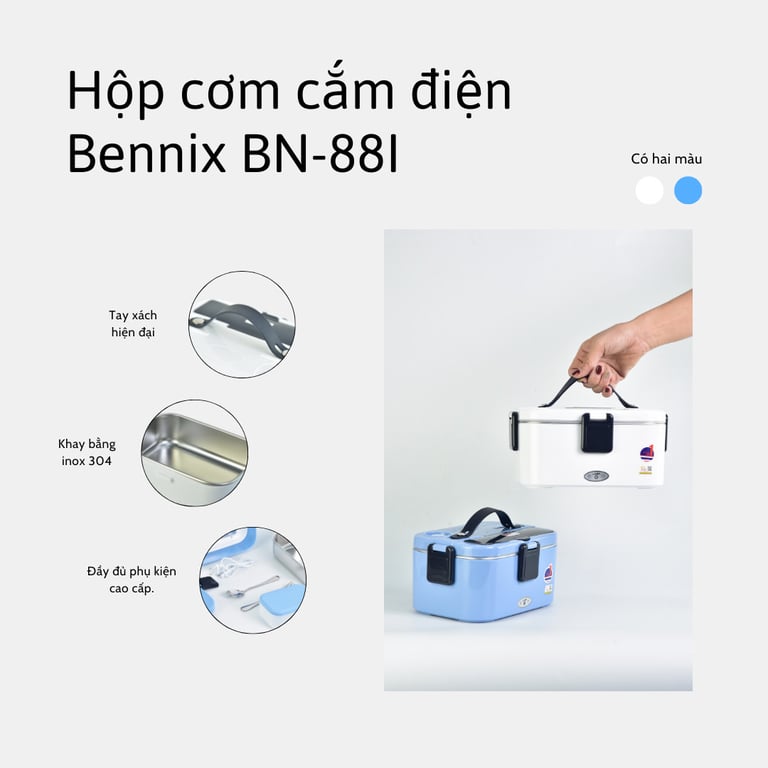 HỘP CƠM CẮM ĐIỆN BENNIX BN88i -