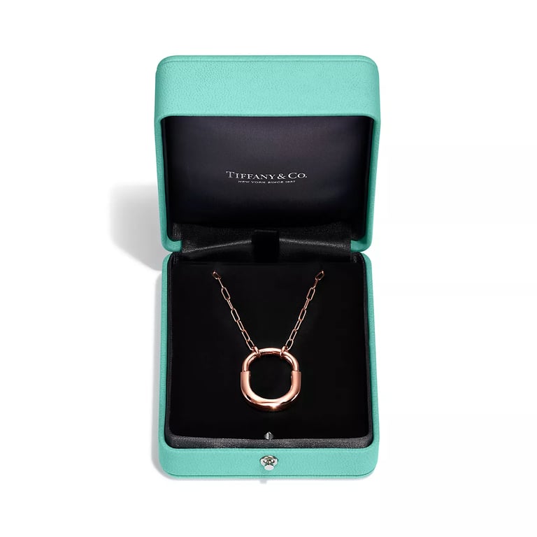 Tiffany Lock Small Pendant 003