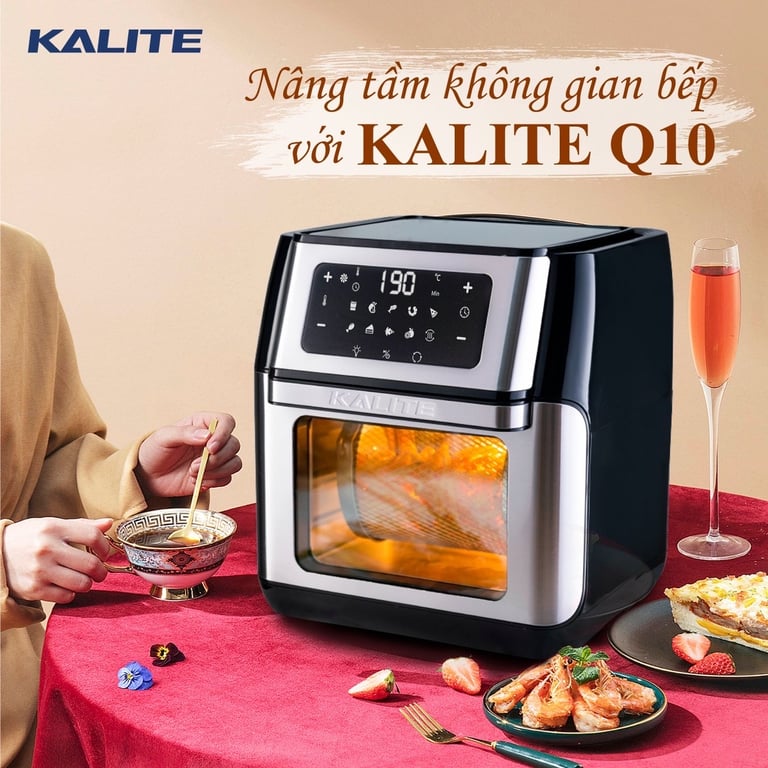 Nồi chiên không dầu Kalite Q10 10 lít