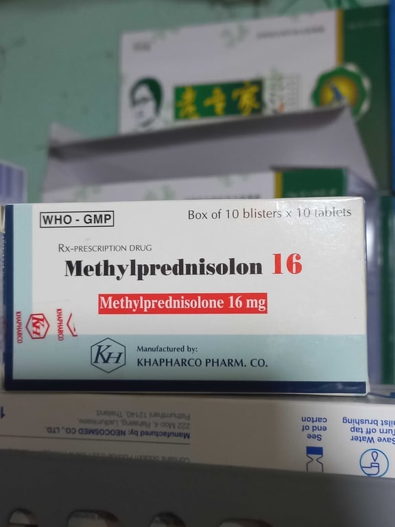 Methylpred 16 Khánh hoà h/100v nén