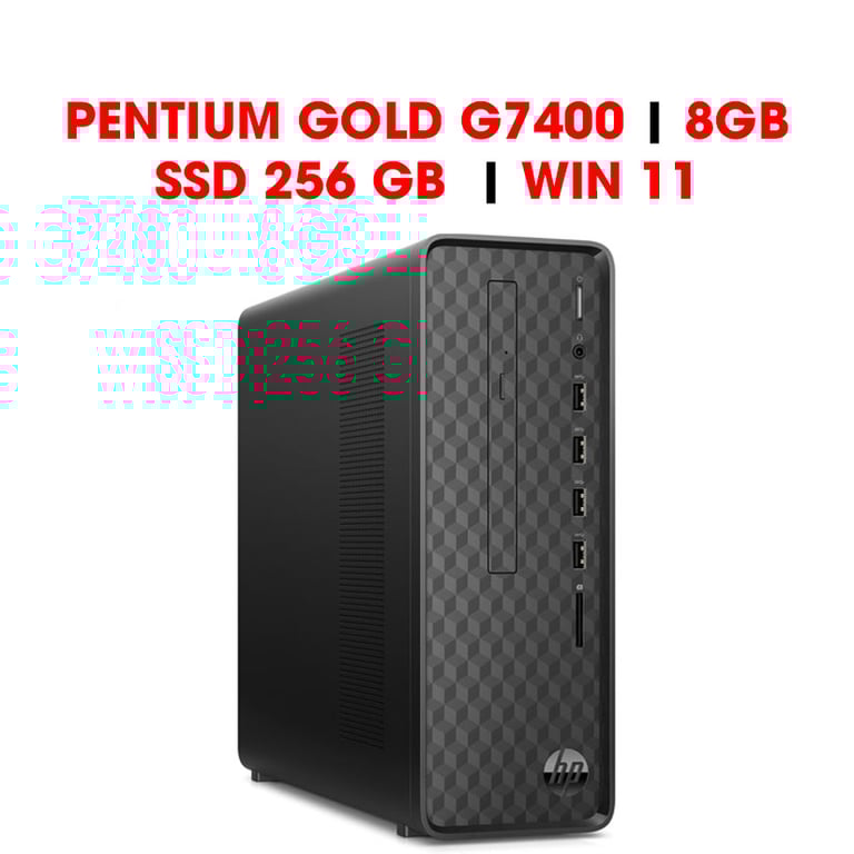 Máy Tính Để Bàn (6L6W5PA) HP S01-pF2035d G7400(2*3.7)/8GD4/256GSSD/WLac/BT5/KB/M/W11SL/ĐEN