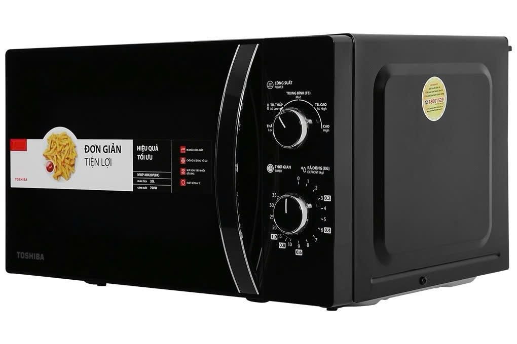 Lò vi sóng Toshiba MWP-MM20P 20 lít màu đen/ trắng