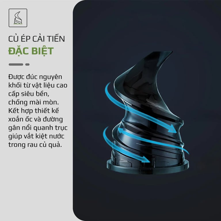 Máy Ép Chậm OLIVO SJ196 Titanium