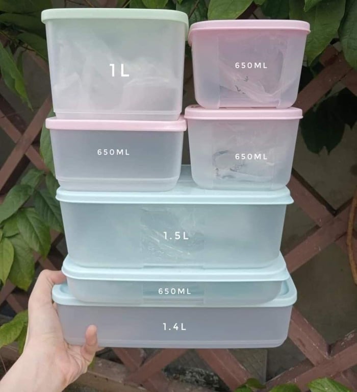 SET HỘP MÁT & ĐÔNG TUPPERWARE MARINE 7 MỚI NHẤT