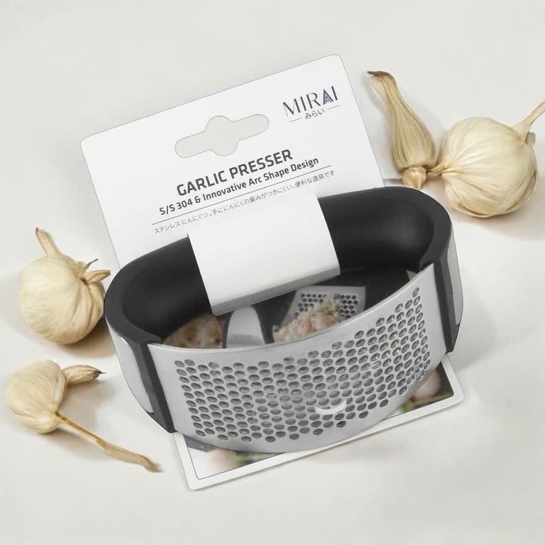 DỤNG CỤ NGHIỀN – ÉP TỎI INOX 304 MIRAI