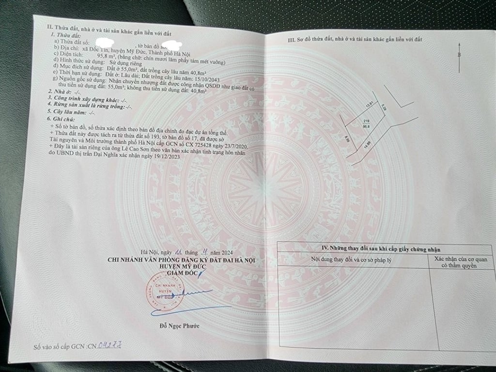 Đốc Kín- Mỹ Đức - Hà Nội (90-96m2)