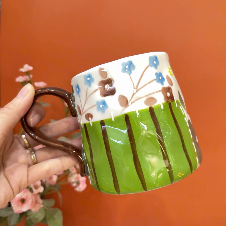Cốc sứ vẽ tay JoyHome 2025
