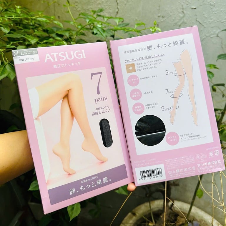 Set 7 quần tất Atsugi Nhật