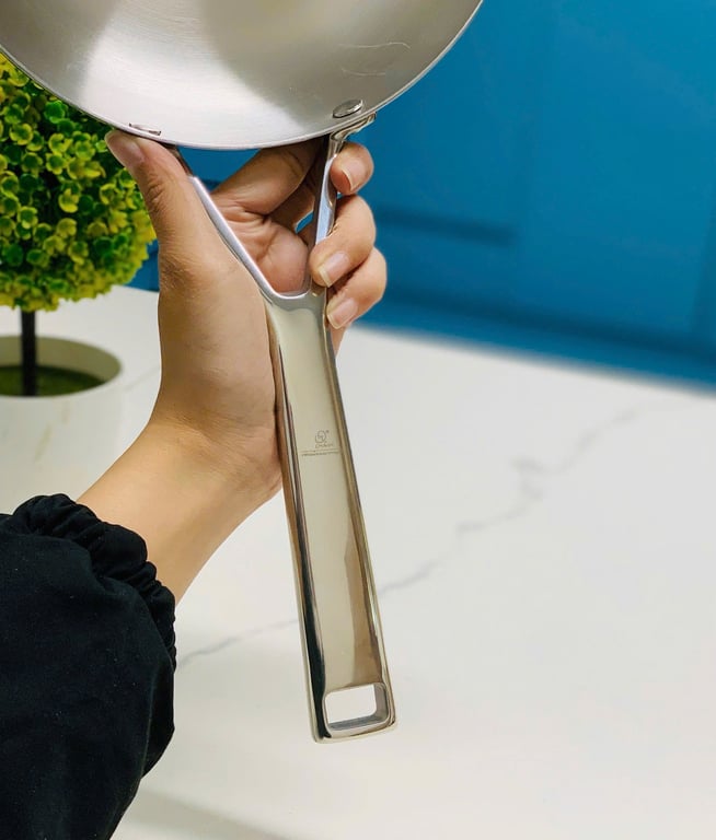 CHẢO INOX NGUYÊN KHỐI ORKIN SIZE 22/24/26/28/30CM