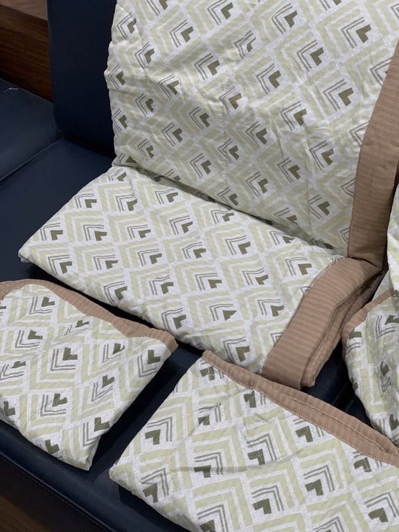 Bộ chăn ga gối đũi cotton OEKO, size 180x200cm