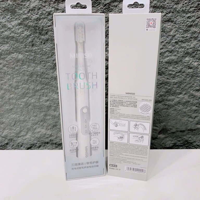 MINISO SoftSonic – Bàn chải điện sóng âm