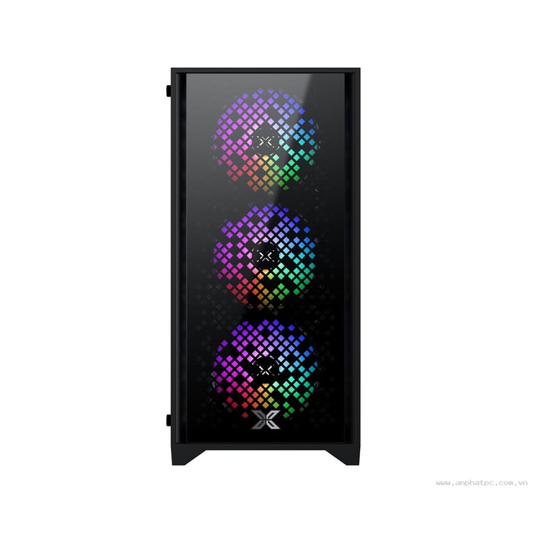 Case Máy Tính Xigmatek NYX II 3F EN42188 Matx | 3 fan RGB | Màu Đen