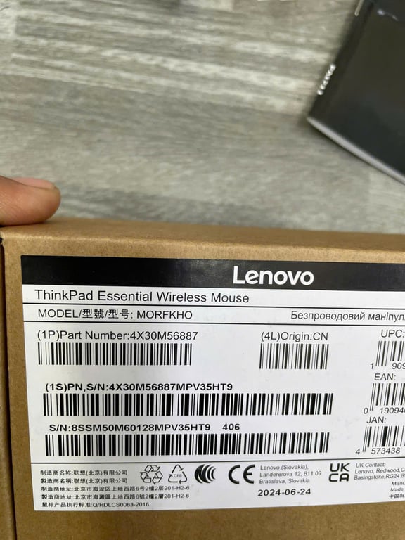Chuột Máy Tính Không Dây Lenovo ThinkPad Essential Wireless 4X30M56887