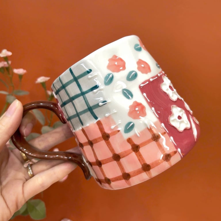 Cốc sứ vẽ tay JoyHome 2025