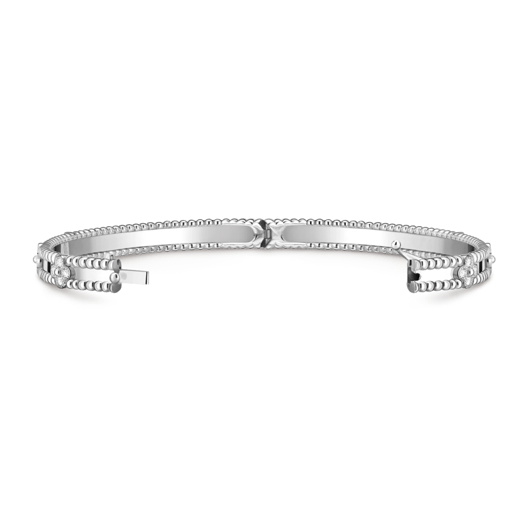 Perlée clovers bracelet, medium model (bản nhỏ)
