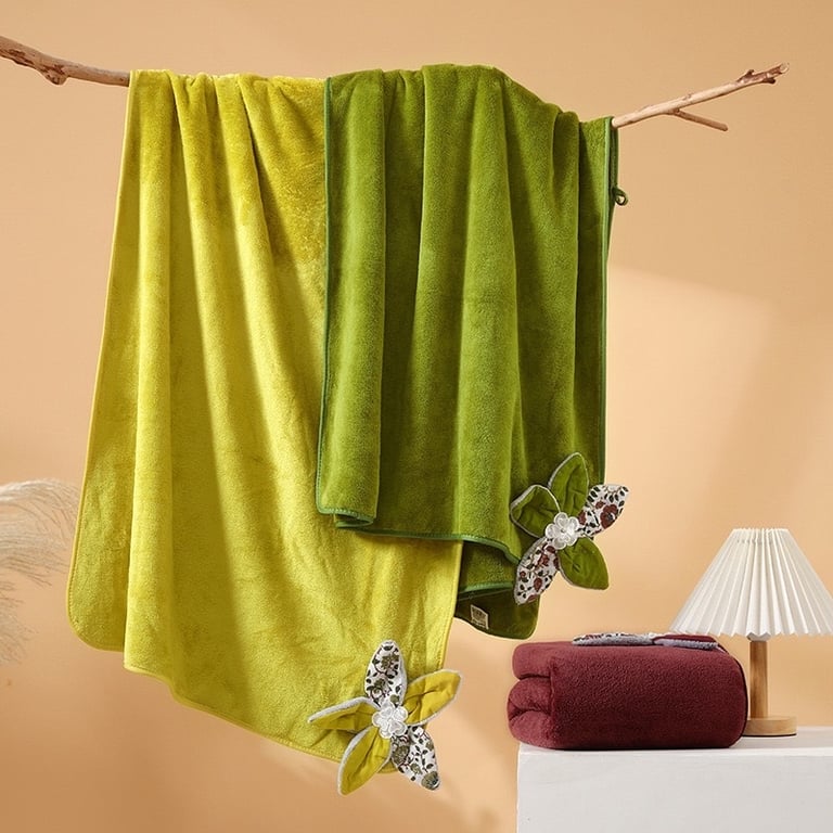 Combo Váy Quây và Mũ quấn tóc Mềm mịn, Thấm hút nước