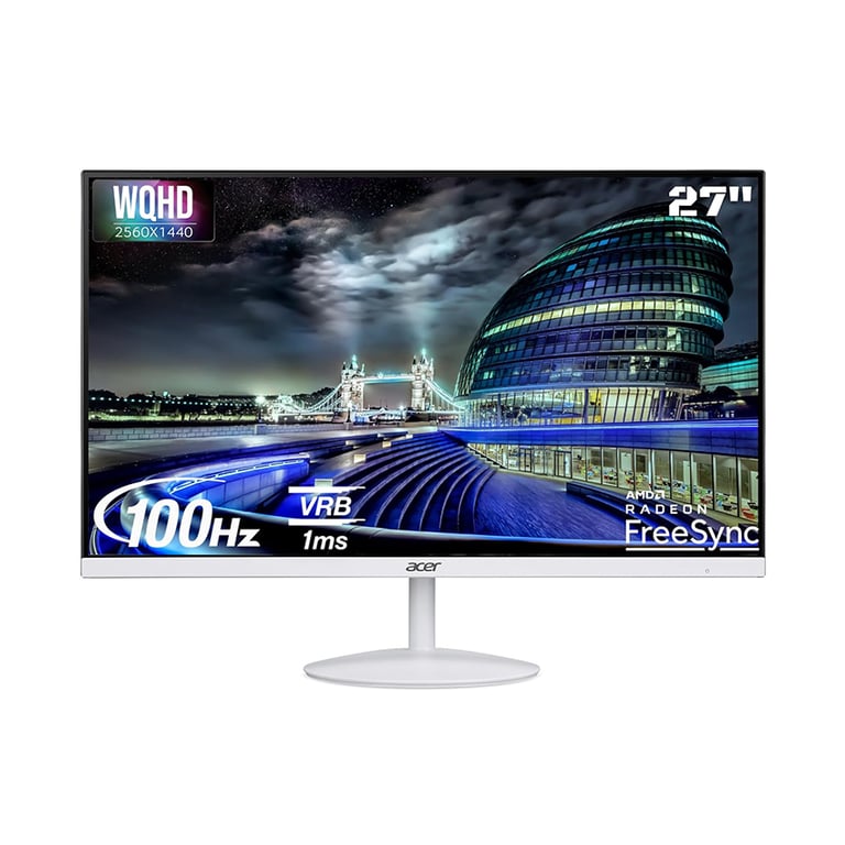 Màn Hình ACER SA272U E 27inch (2560x1440/ IPS/ 100Hz/ 1ms) - Màu Trắng BH 36 THÁNG