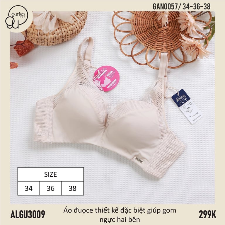 ÁO NGỰC ĐỊNH HÌNH KO GỌNG