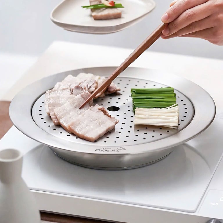 Nồi lẩu/ hấp đa năng 3 chi tiết nhà Kaiyo