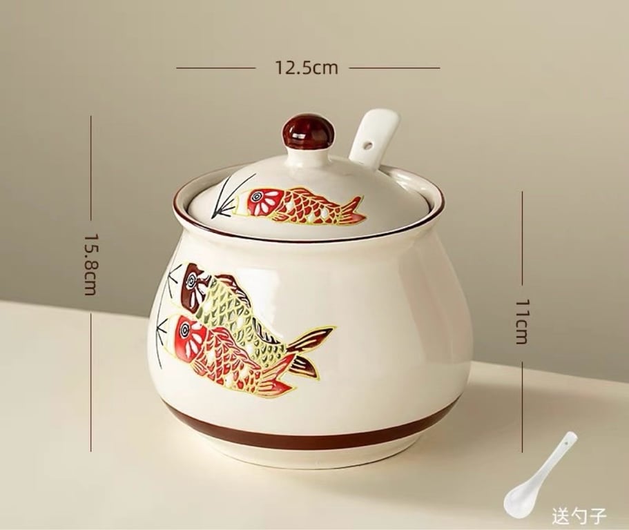 Liễn đựng mỡ 1.2 lít