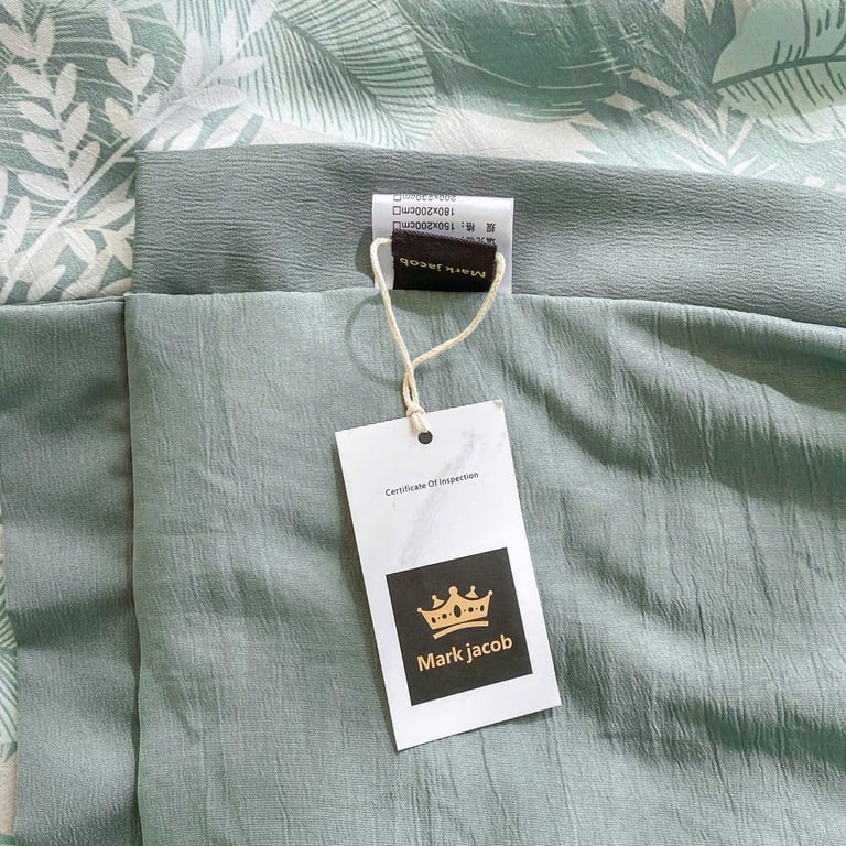 CHĂN GA GỐI cotton đũi Hàn MARK JACOB MCC57