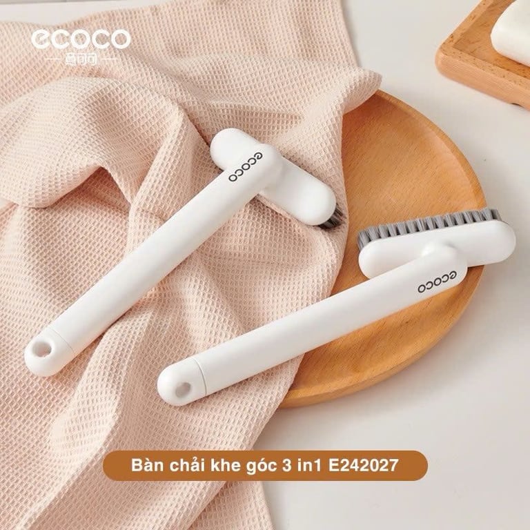 BÀN CHẢI CỌ KHE GÓC ECOCO E24027 KÈM ĐẦU KẸP RÁC