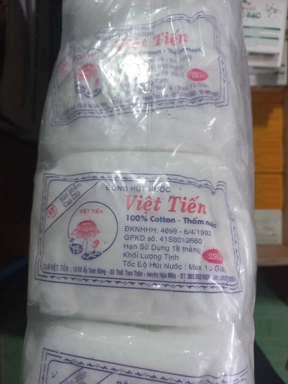 Gòn 25g Lốc/50 gói việt tiến