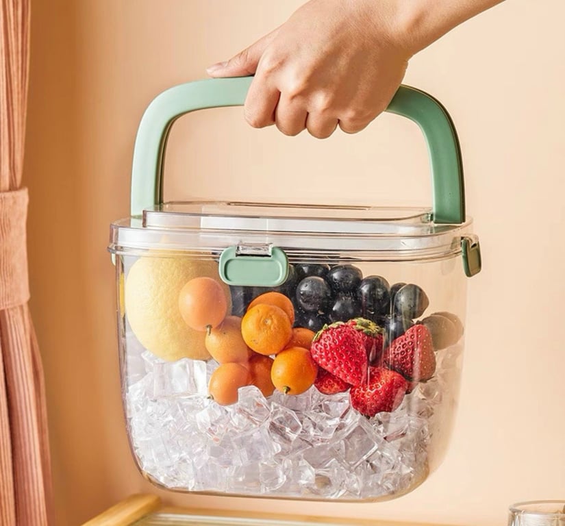 THÙNG ĐỰNG ĐÁ BẰNG NHỰA CAO CẤP TẶNG KÈM GẮP ĐÁ TIỆN LỢI